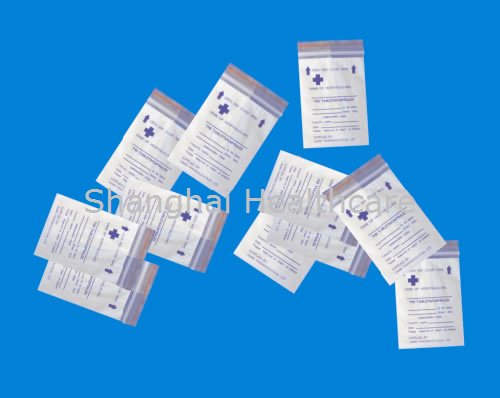Drug envelope zip locked