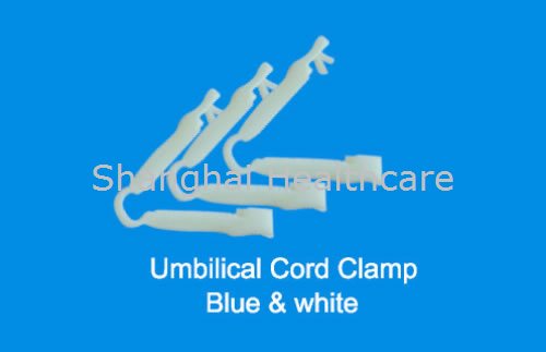 Umbilical Cord Clamp blue&white