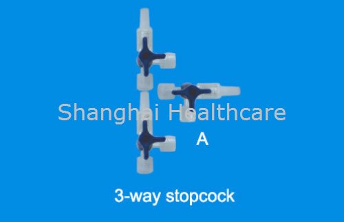 3-way stopcock (B)
