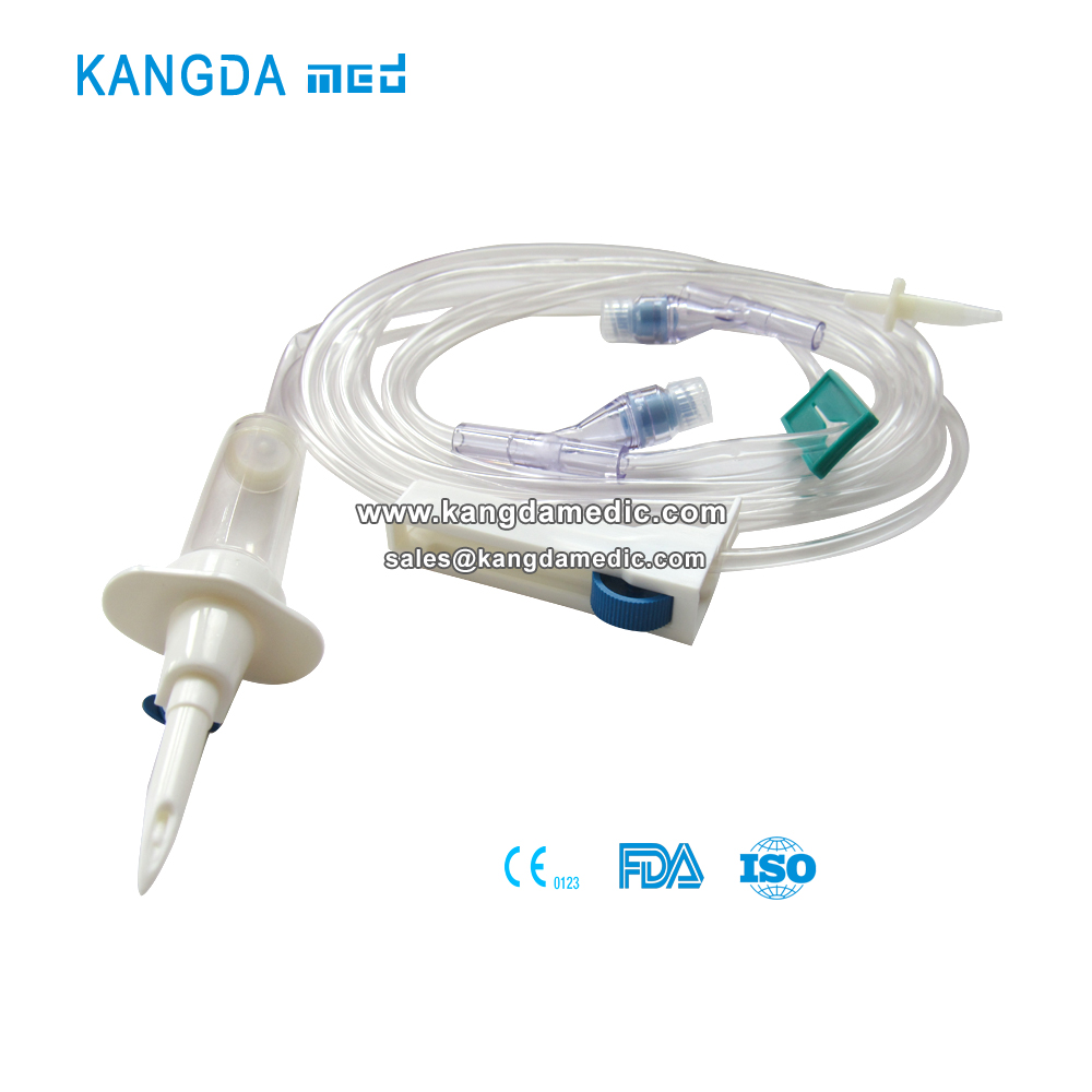 Infusion Set with Needle Free Connector